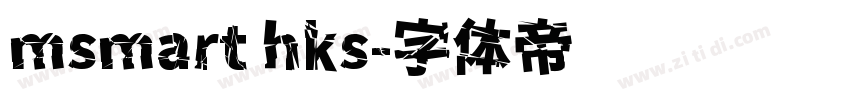 msmart hks字体转换